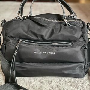 Keddo Couture Black puffy Handbag